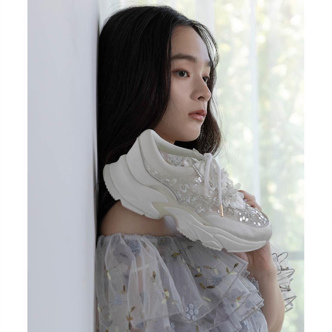 25春夏新作＞【22.5-25.5】フリルチュールシアーオープン