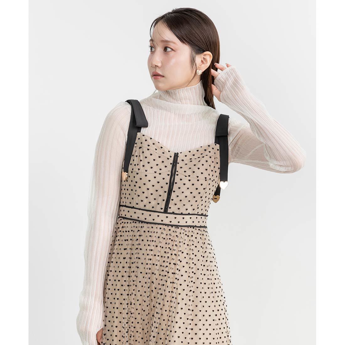 美品✨【2024SS】RANDA プリーツフリル2WAYシフォンワンピース プリーツフリル2WAYシフォンワンピースRANDA公式サイト