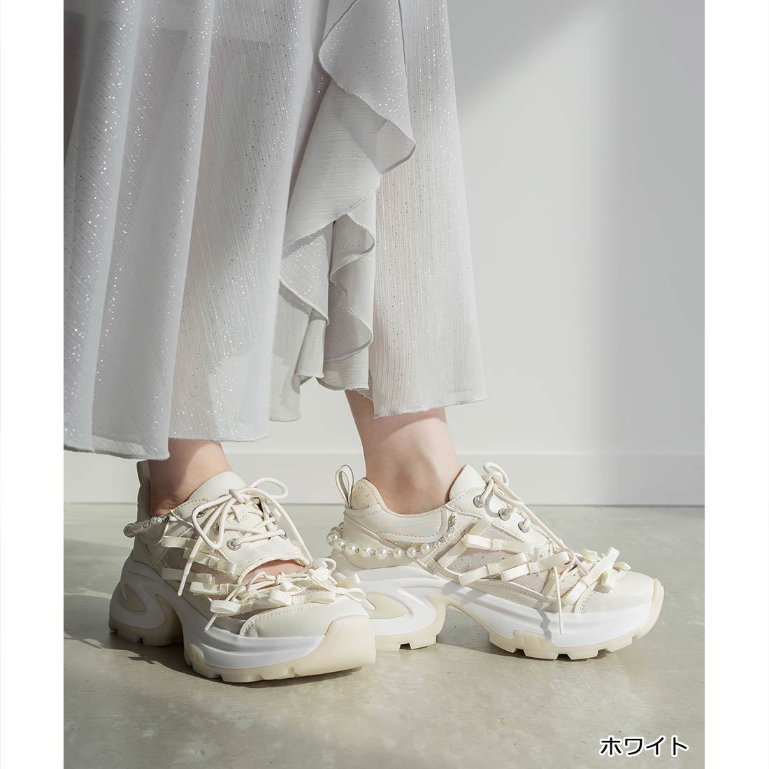 新品 RANDA ホワイトスニーカー LL 25.5 新品 RANDA ホワイトスニーカー LL 25.5