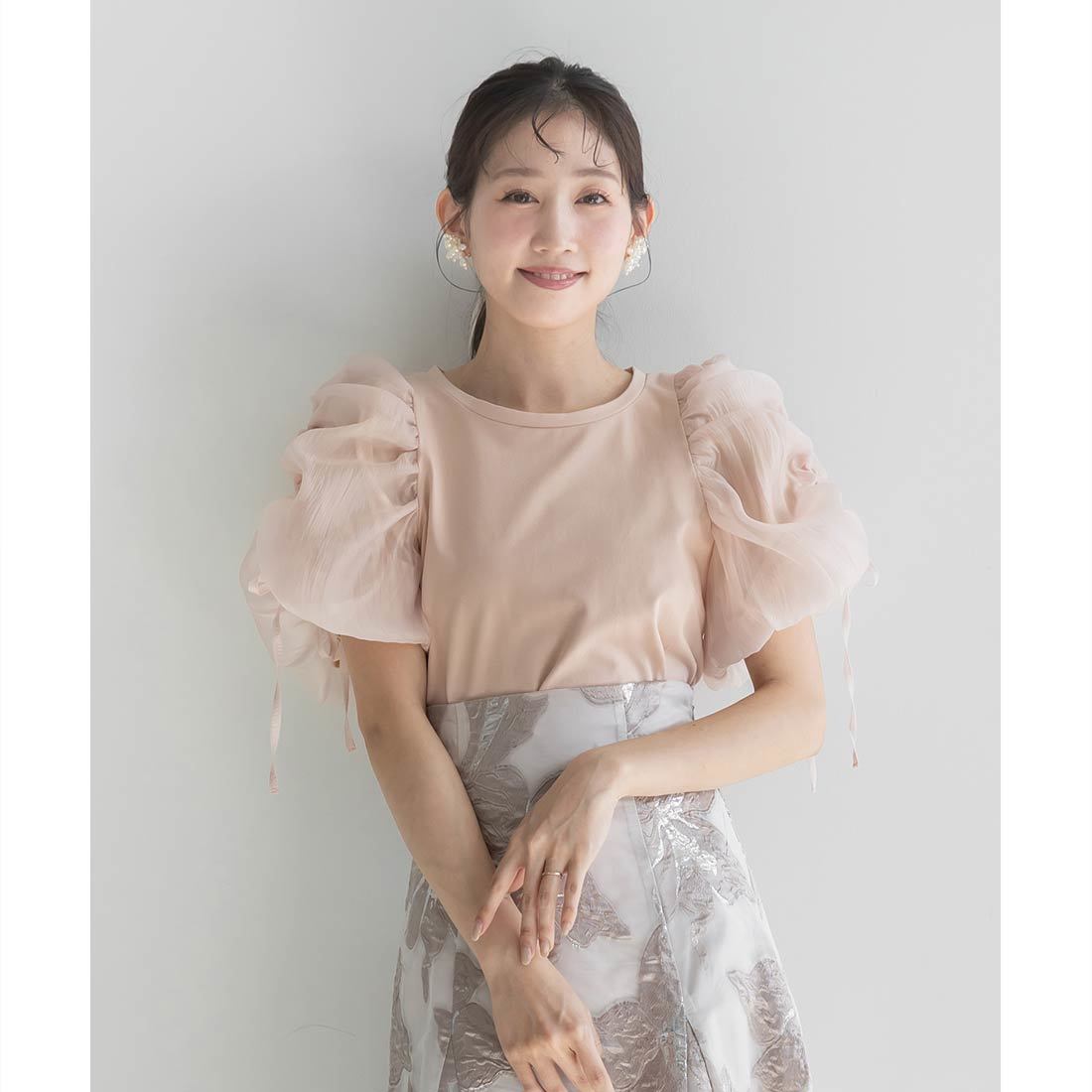 25春夏新作＞ドロストスリーブカットトップス | ランダ(RANDA