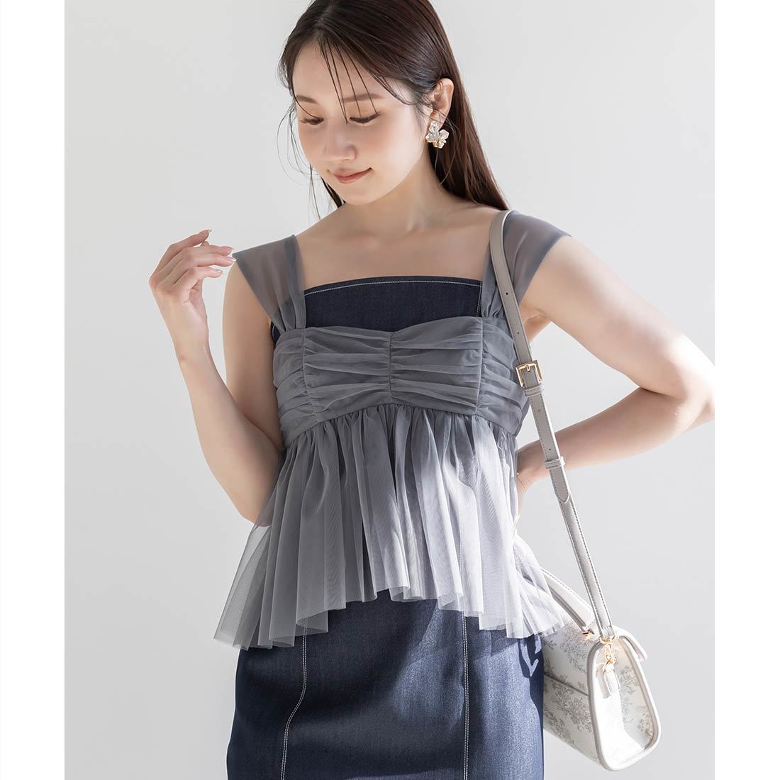 チュールブラウスセットワンピース | ランダ(RANDA) | マルイウェブ