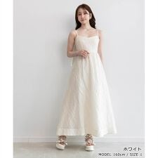 ＜25春夏新作＞シアージャガードキャミソールワンピース