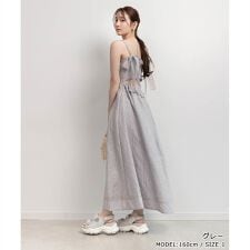 ＜25春夏新作＞シアージャガードキャミソールワンピース