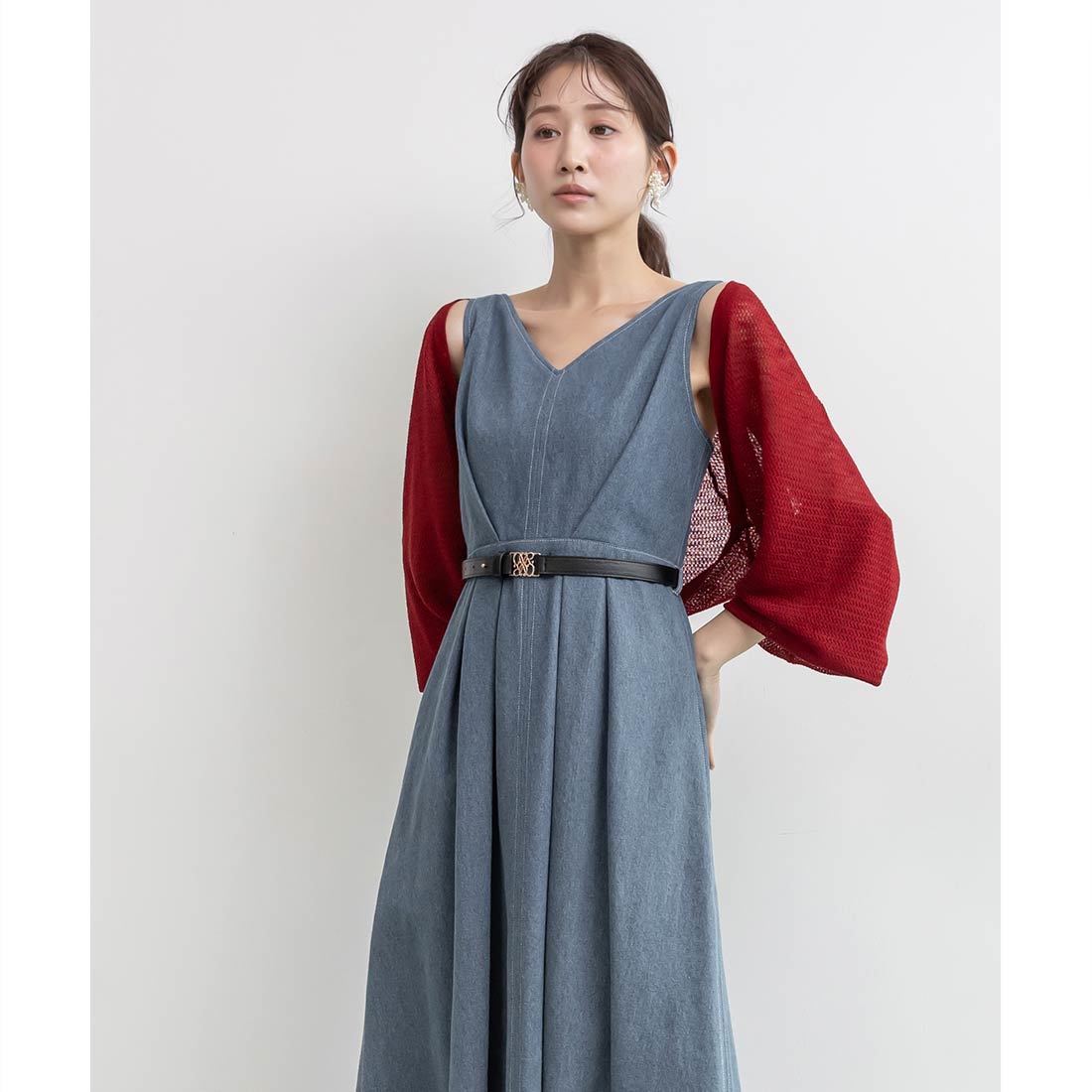 【サマーセール！新品未使用】RANDA 2WAYショルダーフラワー刺繍ワンピース Flower Collection】2WAYショルダーフラワー刺繍ワンピースRANDA