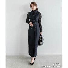 ダブルブレストジャケットワンピース