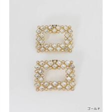 ＜25秋冬新作＞ビジューシューズクリップ