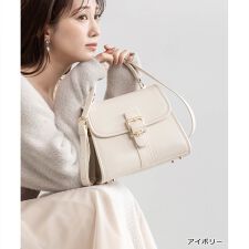 ＜25秋冬新作＞2WAYモノグラムデザインハンドバック