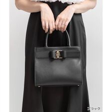 ＜25秋冬新作＞2WAY モノグラムリボントートバッグ