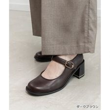 【22.5-25.5】ヒールアップメリージェーンパンプス