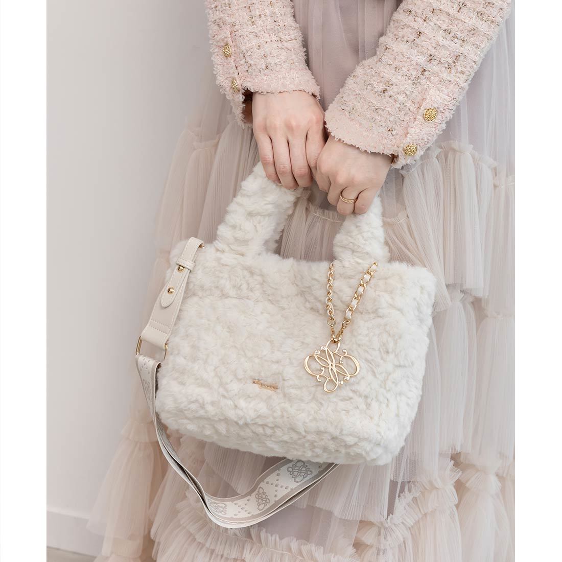 25秋冬新作＞2WAY モノグラムファートートバッグ | ランダ(RANDA