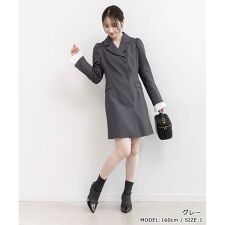 ジャケットミニワンピース