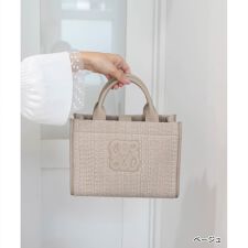 ＜25秋冬新作＞2WAY モノグラムデザイントートバッグ