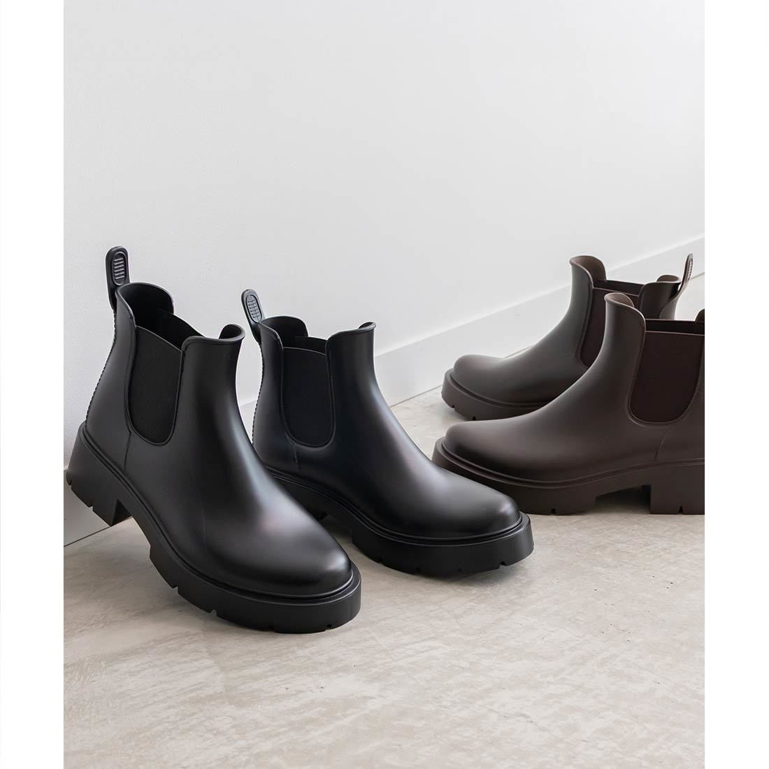 ランダ（RANDA）/＜25秋冬新作＞【22．5−25．5】ボリュームソールベーシックサイドゴアブーツ 25秋冬新作＞【22.5-25.5】ボリュームソールサイドゴアレインブーツ