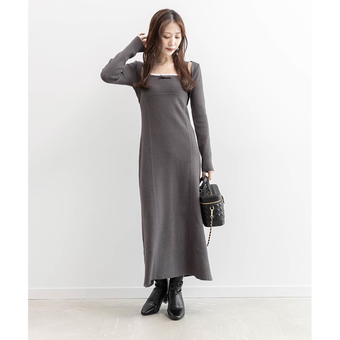 Sustainableフラワーモチーフワンピース×ボレロセット | スナイデル