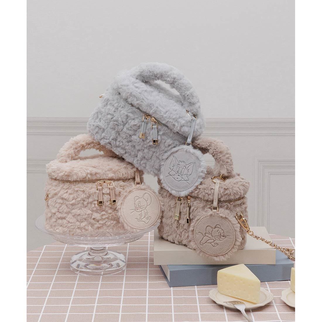 ランダ（RANDA）/＜25秋冬新作＞【TOM and JERRY】ミラー付きバニティバッグ 25秋冬新作＞【TOM and JERRY】ミラー付きバニティバッグ | ランダ