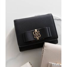 ランダ(RANDA)の＜25秋冬新作＞モノグラムリボン二つ折りウォレット