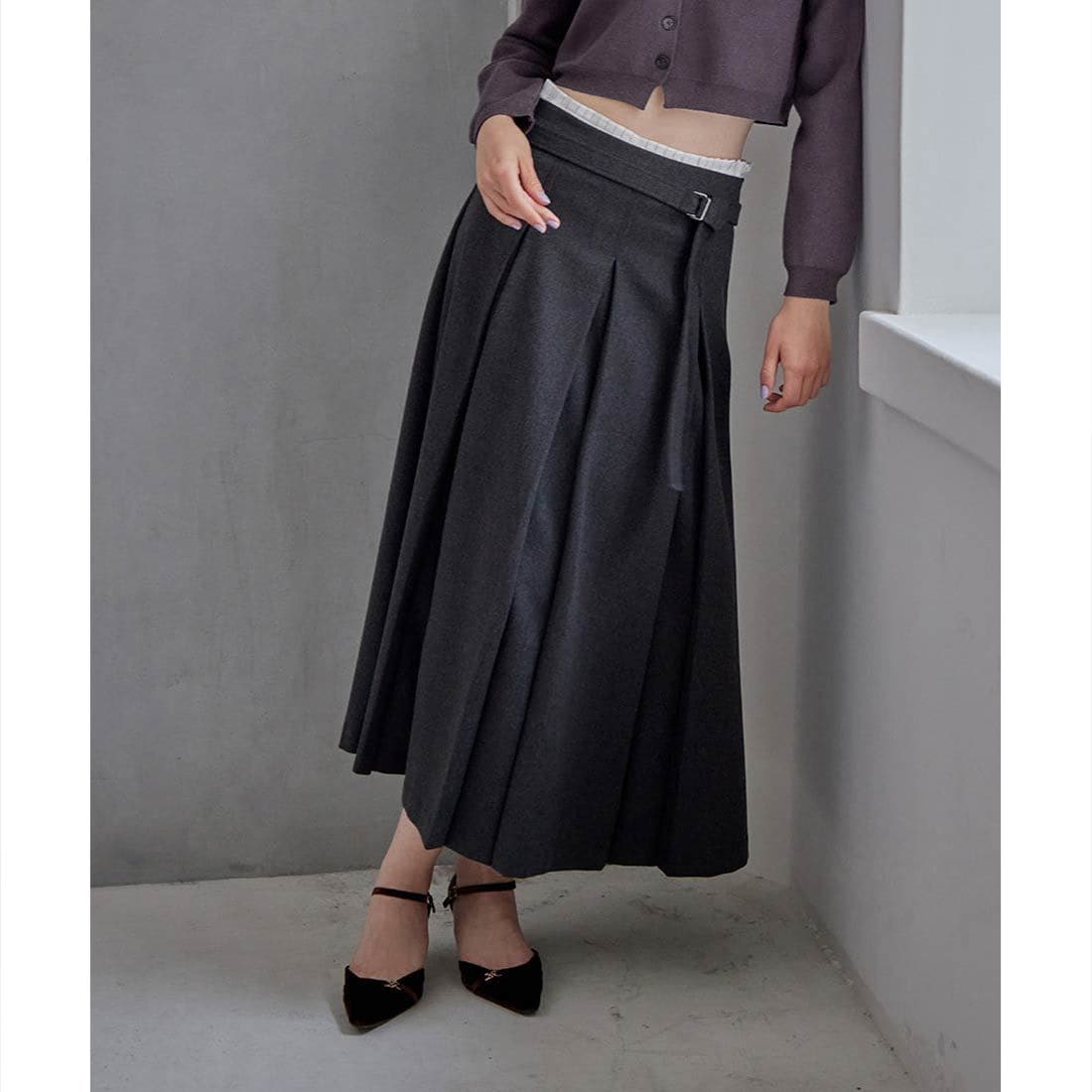 25秋冬新作＞3Dフラワーティアードスカート | ランダ(RANDA) | マルイ