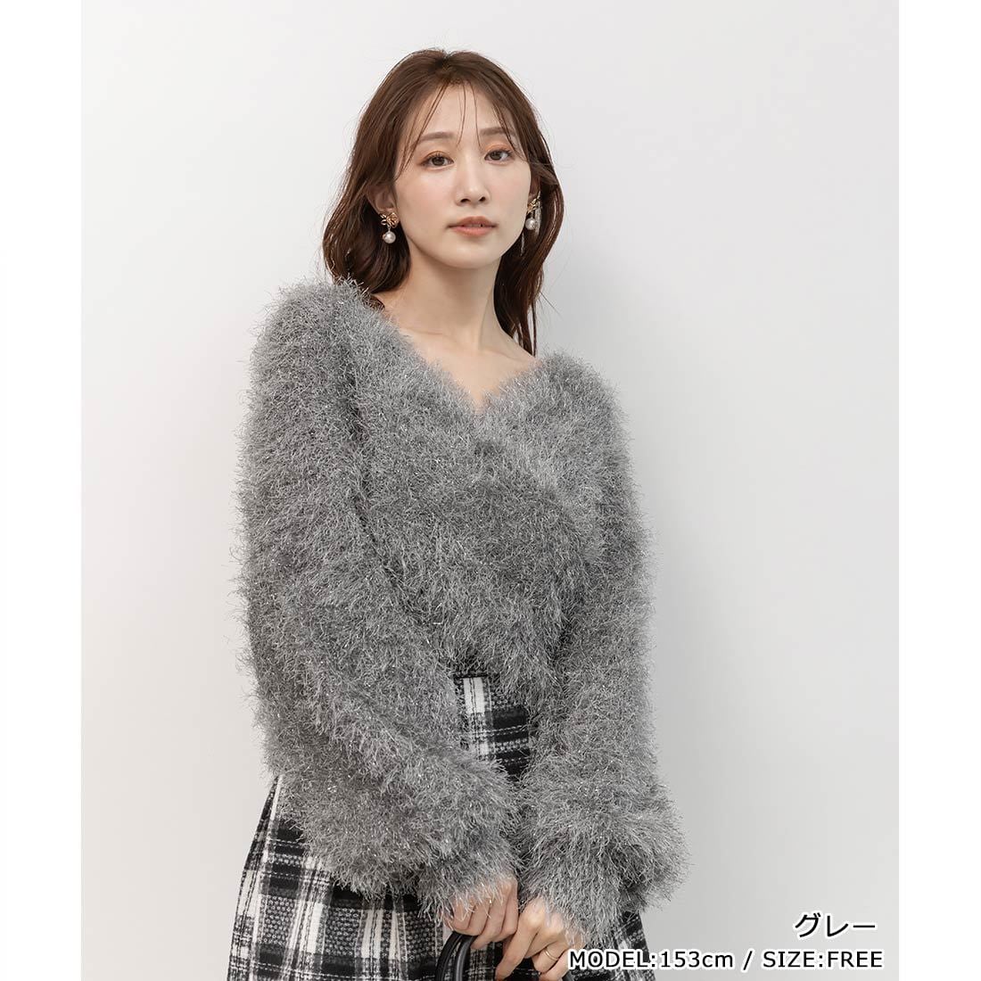 25秋冬新作＞シースルーローゲージニット | ランダ(RANDA) | マルイ