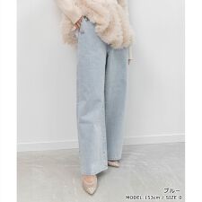 ＜26春夏新作＞マリンデニムワイドパンツ
