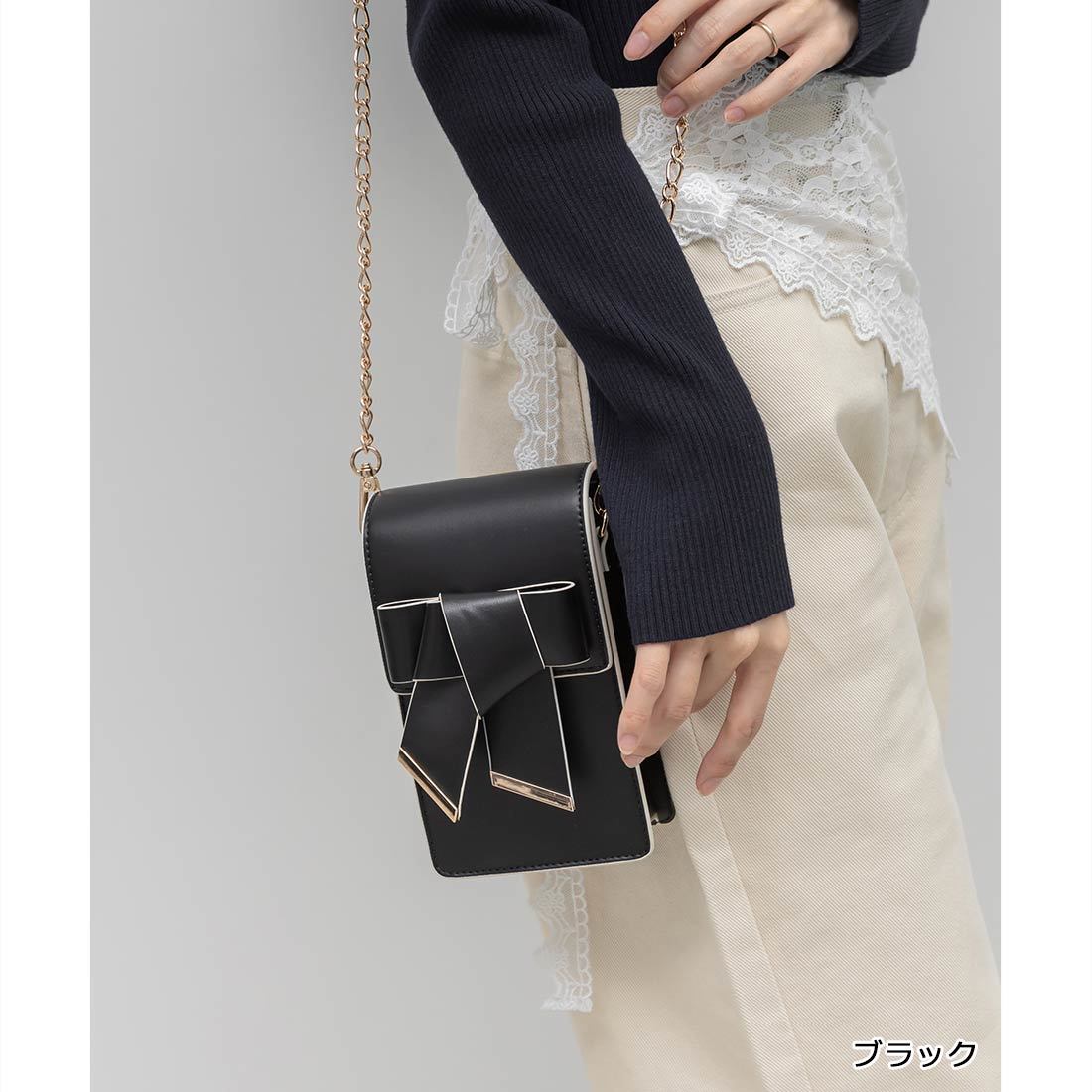 26春夏新作＞リボンベルトミニショルダーバッグ | ランダ(RANDA