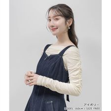 ＜26春夏新作＞2WAYオフショルギャザーカットトップス