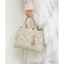 ＜26春夏新作＞2WAY キルティングトートバッグ