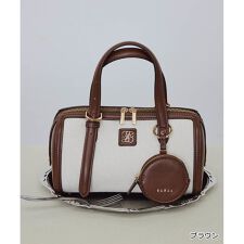 ＜26春夏新作＞2WAY デザインベルトボストンバッグ