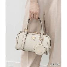 ＜26春夏新作＞2WAY デザインベルトボストンバッグ