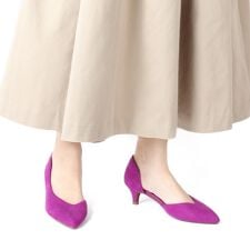 【21-25.5】ストレスフリー/サイドオープンパンプス