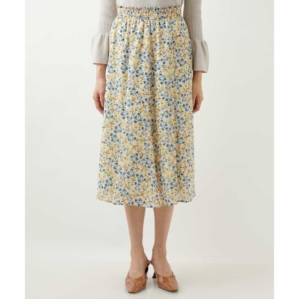 セットアップ対応/洗える】ヴィンテージフラワーマーメイドスカート