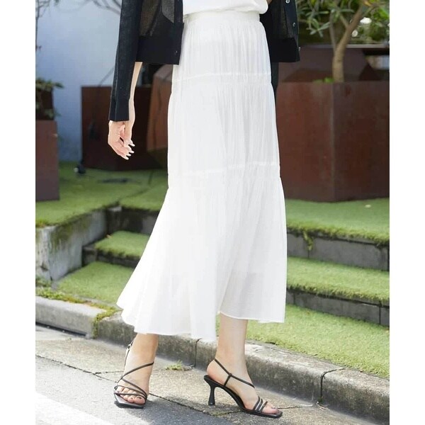 ティアードギャザースカート | ミッシェルクラン(MICHEL KLEIN