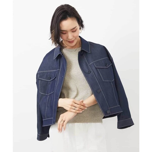 ミッシェルクラン(MICHEL KLEIN) レディース デニムジャケット