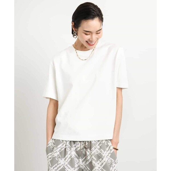 MICHEL  / ミッシェルクラン ワンポイント刺繍Tシャツ(WEB限定カラーあり) ワンポイント刺繍Tシャツ(WEB限定カラーあり)(カットソー・T