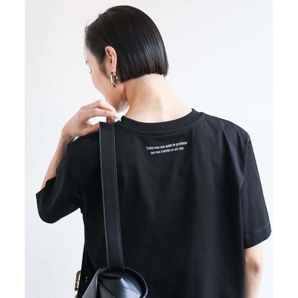 MICHEL  / ミッシェルクラン ワンポイント刺繍Tシャツ(WEB限定カラーあり) ワンポイント刺繍Tシャツ(WEB限定カラーあり)(カットソー・T