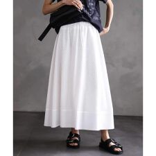 [セットアップ対応]エンブロイダリーレーススカート