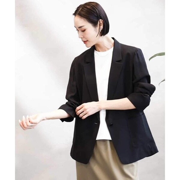 NOBLE エステルツイルピークドラペル　ジャケット 36 新品未使用 NOBLE エステルツイルピークドラペル ジャケット 36 新品未使用