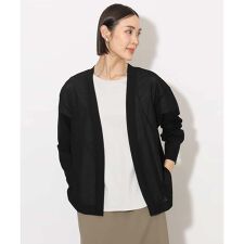[紫外線/冷房対策に]シアートッパーカーディガン