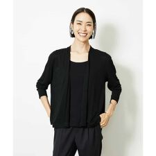 [紫外線/冷房対策に]ショートトッパーカーディガン