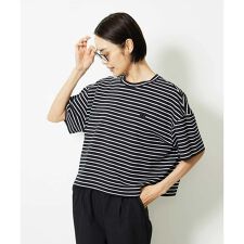 イニシャル刺繍Ｔシャツ(ボーダー柄）