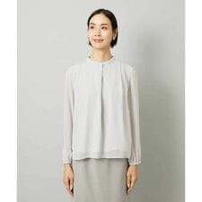 ミッシェルクラン(MICHEL KLEIN)のボウタイ付き2WAYブラウソ―