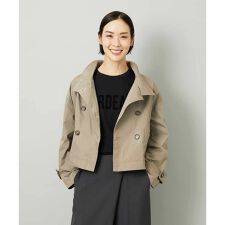 スタンドカラーショートブルゾン