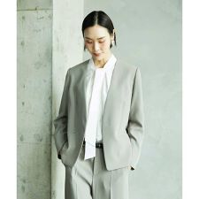 [セットアップ対応]ノーカラージャケット