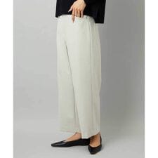 [定番人気]ストレッチ裏起毛ワイドパンツ