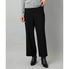 [定番人気]ストレッチ裏起毛ワイドパンツ