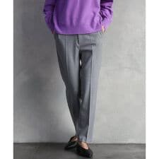 ［定番素材］裏起毛ストレッチテーパードパンツ(機能素材)