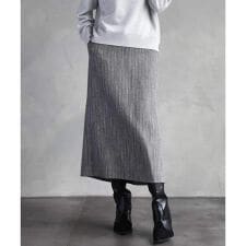 ミッシェルクラン(MICHEL KLEIN)のミックスヘリンボーンスカート