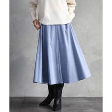 ミッシェルクラン(MICHEL KLEIN)のヴィンテージツイルフレアースカート