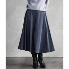 ミッシェルクラン(MICHEL KLEIN)のヴィンテージツイルフレアースカート