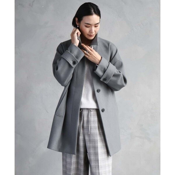 スーパー160ダブルフェイスステンカラーコート | イエナ(IENA