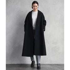 Super100ウールロングチェスターコート